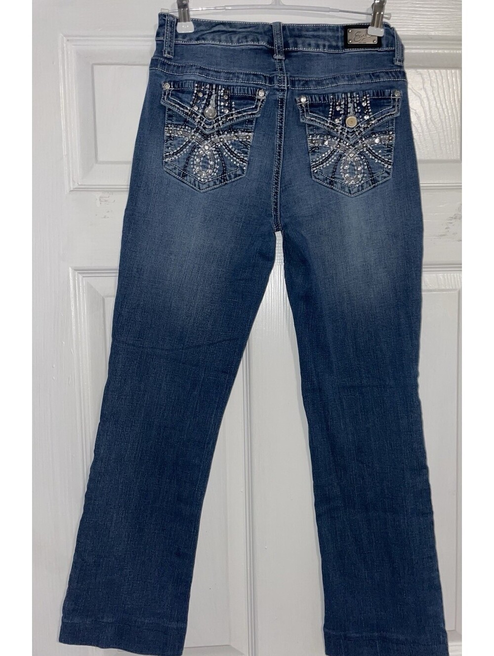 Earl Jeans Size 6 Women's  Slim Boot Cut skinny Y2k Bedazzled
